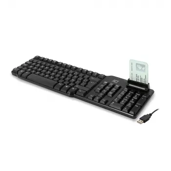 ACT Wired Keyboard with smart card reader (Azerty/BE layout)