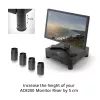 Feet ACT AC8200 Black 65mm Desk Mounting