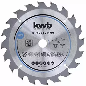 Circular Saw Blade KWB 584357 Tungsten Carbide Tipped 1 pc