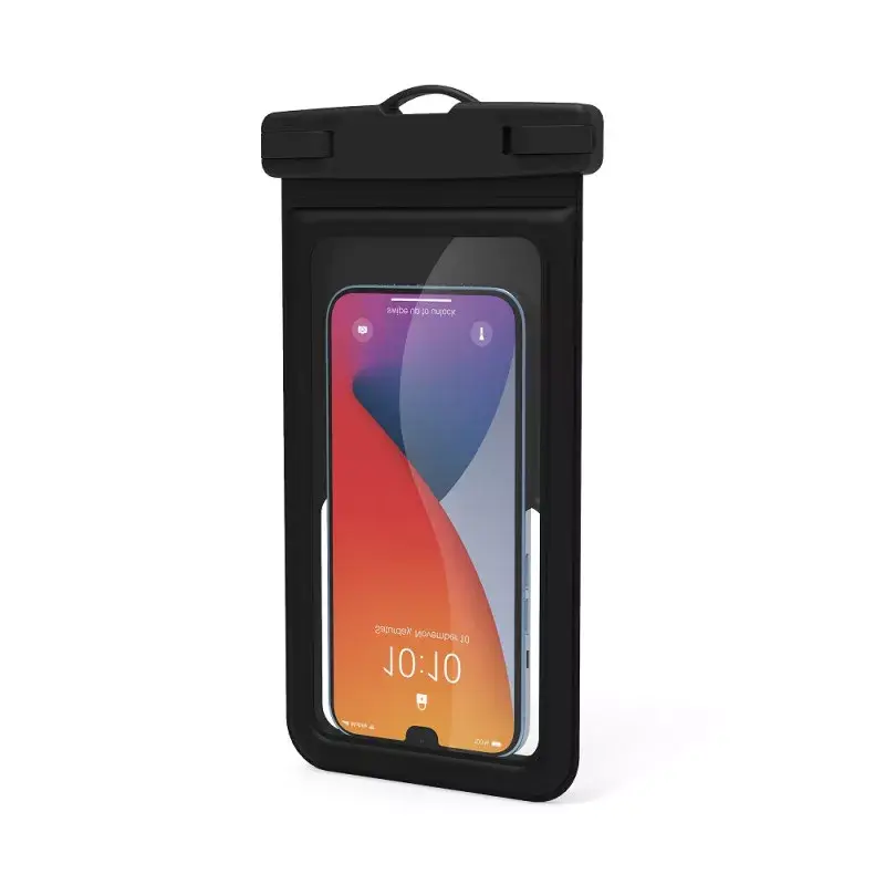 Pouch case Port Designs 901884 mobile phone case 17 cm 6.7 inch Black Transparent