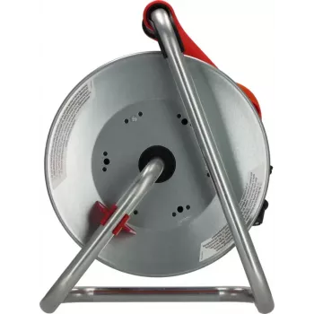 Cord reel Brennenstuhl 1198740 3 AC outlets 25 m Stainless steel