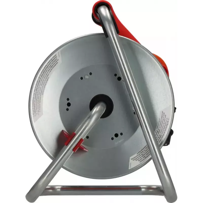 Cord reel Brennenstuhl 1198740 3 AC outlets 25 m Stainless steel