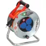 Cord reel Brennenstuhl 1198740 3 AC outlets 25 m Stainless steel