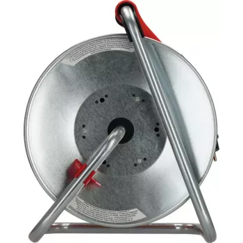 Cord reel Brennenstuhl 1198750 3 AC outlets 40 m Stainless steel