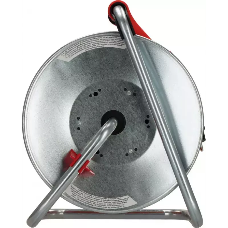 Cord reel Brennenstuhl 1198750 3 AC outlets 40 m Stainless steel