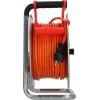 Cord reel Brennenstuhl 1198750 3 AC outlets 40 m Stainless steel