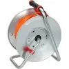 Cord reel Brennenstuhl 1198750 3 AC outlets 40 m Stainless steel