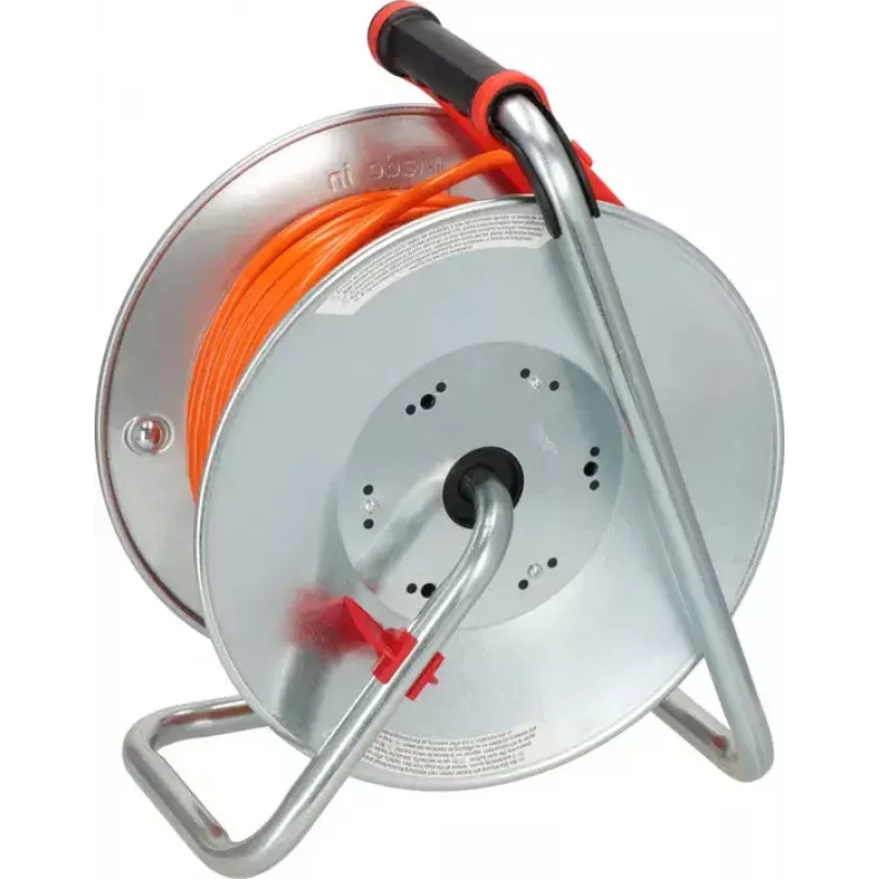 Cord reel Brennenstuhl 1198750 3 AC outlets 40 m Stainless steel