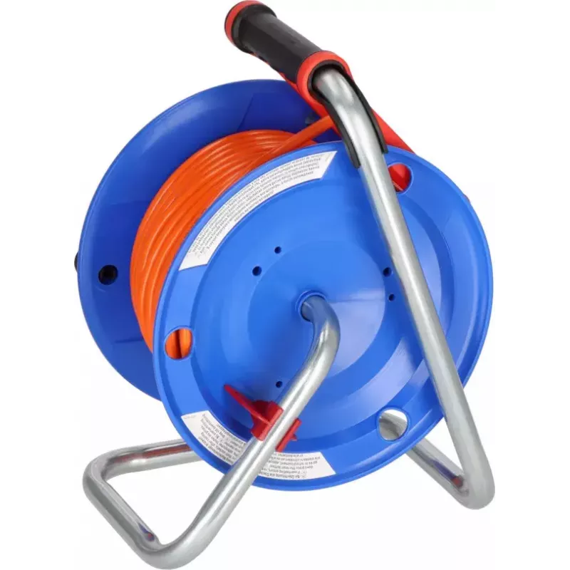 Cord reel Brennenstuhl 1218740 3 AC outlets 25 m Blue