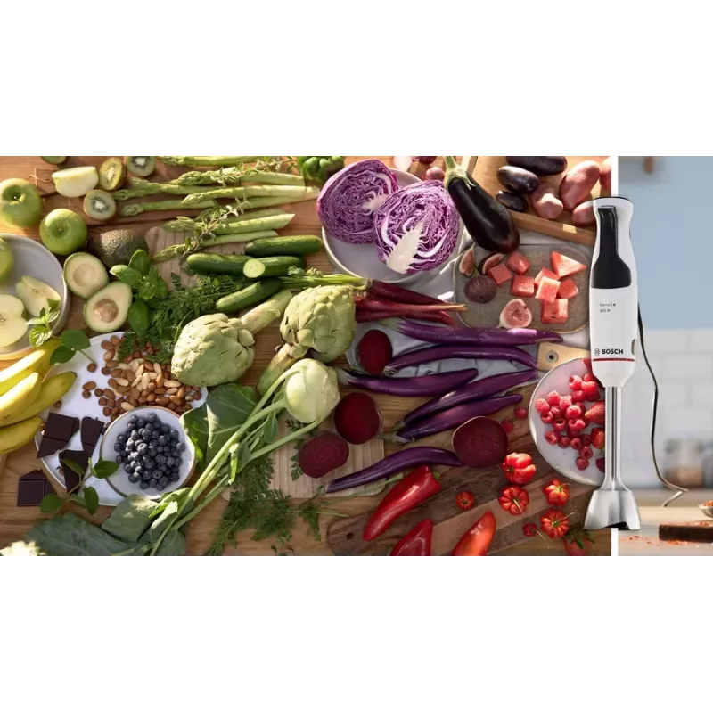 Bosch Serie 4 MSM4W421 blender Immersion blender 800 W Black, White