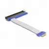 DeLOCK Riser Card PCI Express x1 male to x16 slot with cable 20 cm