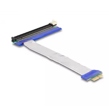 DeLOCK Riser Card PCI Express x1 male to x16 slot with cable 20 cm