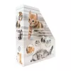 Magazine Rack HERMA Stehsammler Katzen A4 Yellow