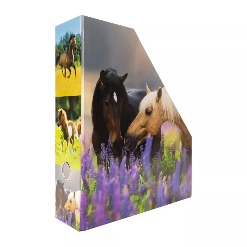 Magazine rack Herma A4 Pferdewiese elegant horse meadow design