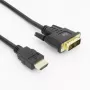 ACT AK3734 video cable adapter 1 m HDMI Type A (Standard) DVI-D Black