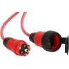 Power Extension Brennenstuhl 9161100210 10m 1 AC Outlet Outdoor Black Orange