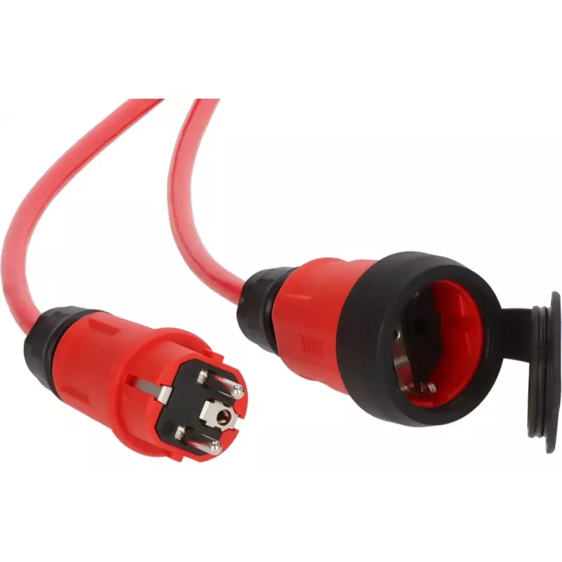 Power Extension Brennenstuhl 9161100210 10m 1 AC Outlet Outdoor Black Orange