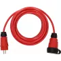 Power Extension Brennenstuhl 9161100210 10m 1 AC Outlet Outdoor Black Orange