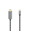 Hama 00200509 HDMI cable 1.5 m HDMI Type A (Standard) USB Type-C Black
