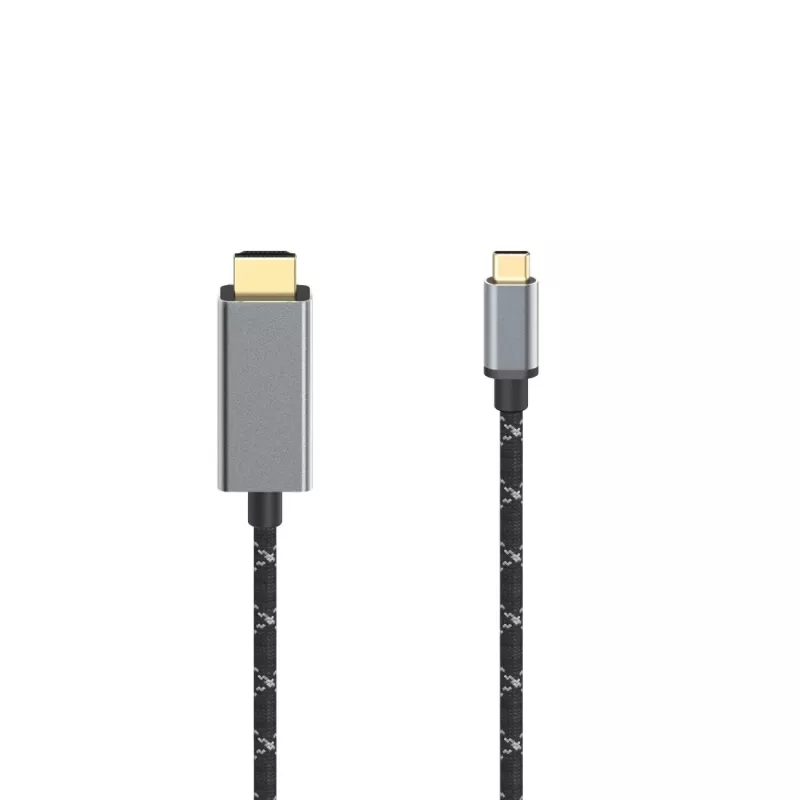 Hama 00200509 HDMI cable 1.5 m HDMI Type A (Standard) USB Type-C Black