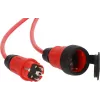 Power Extension Brennenstuhl 9161050210 5m 1 AC Outlet Outdoor Black Red