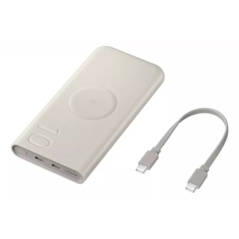 Portable wireless battery pack Samsung EB-U2510XUEGWW 10000 mAh with wireless charging