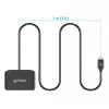 Manhattan USB-C Contact Smart Card Reader with MicroSD slot, USB Type-C Male to Contact Reader Interface and microSDXC, Supports Windows, macOS and Linux, Reads SIM Cards with Adapter, Cable 1m, Black, Three Year Warranty