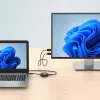 Manhattan 1080p Wireless HDMI Display Presentation Kit, 2-Piece Set with HDMI Receiver and HDMI Transmitter Dongle to Wirelessly Display a Video Signal from a Laptop/Tablet/Smartphone on an HDMI TV or Projector, Black