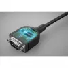 Manhattan USB-C to Serial Converter cable, 1m, Male to Male, Serial/RS232/COM/DB9, Prolific PL2303GT Chip, Black cable, Three Years Warranty