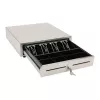 Manual cash drawer Olympia LD 410S, stainless steel housing, 415×410×104 mm, 6.5 kg