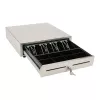 Manual cash drawer Olympia LD 410S, stainless steel housing, 415×410×104 mm, 6.5 kg