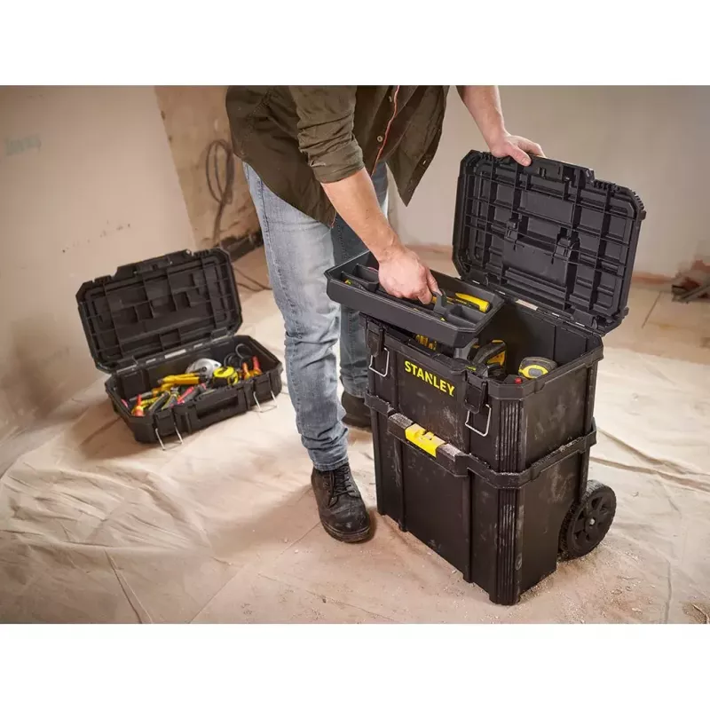 Trolley case Stanley STST83319-1 Plastic Black Yellow