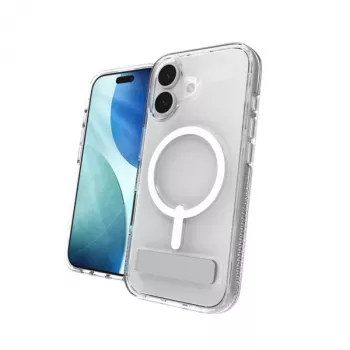 ZAGG Crystal Palace Snap Kickstand Case For Apple iPhone 17, Cover, Apple, iPhone 17, 16 cm (6.3 inch), Transparent