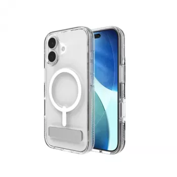 ZAGG Crystal Palace Snap Kickstand Case For Apple iPhone 17, Cover, Apple, iPhone 17, 16 cm (6.3 inch), Transparent
