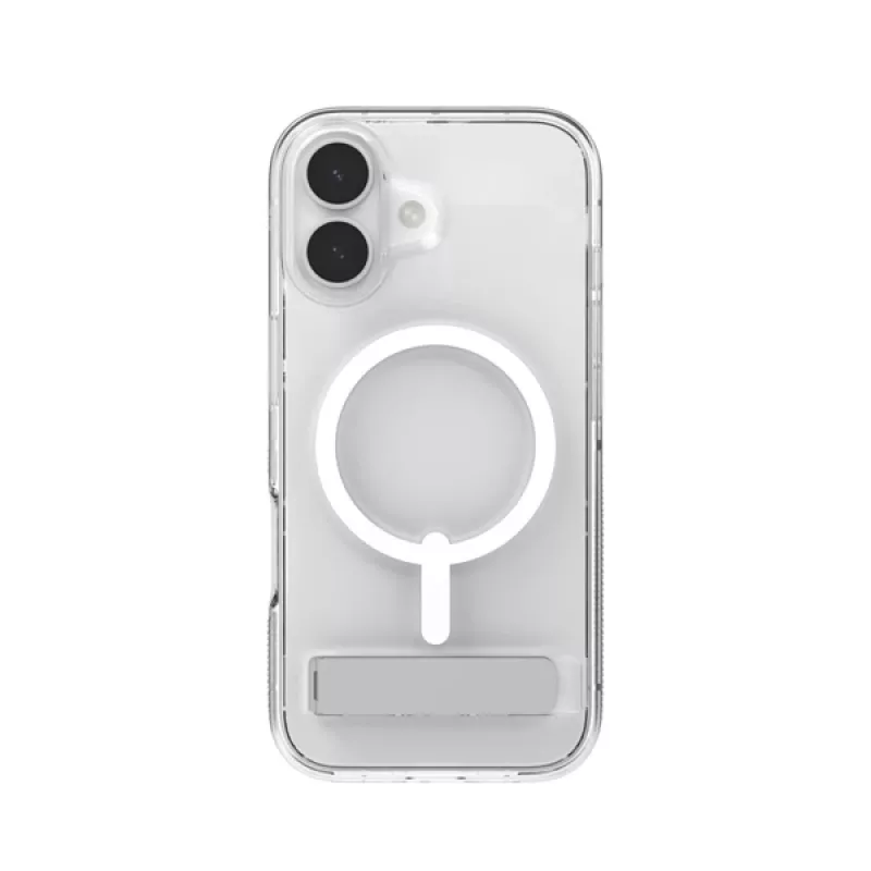ZAGG Crystal Palace Snap Kickstand Case For Apple iPhone 17, Cover, Apple, iPhone 17, 16 cm (6.3 inch), Transparent