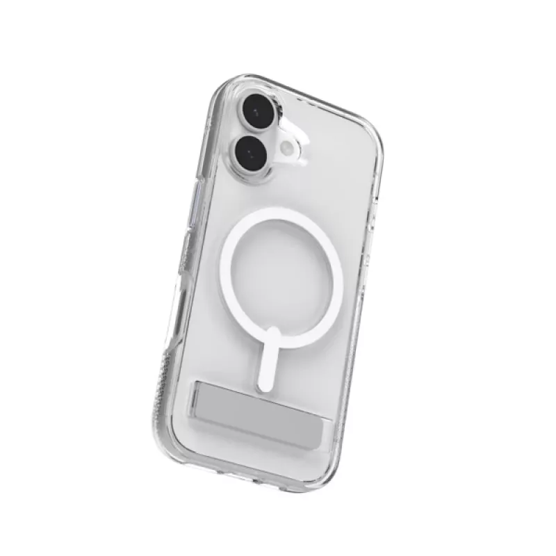 ZAGG Crystal Palace Snap Kickstand Case For Apple iPhone 17, Cover, Apple, iPhone 17, 16 cm (6.3 inch), Transparent