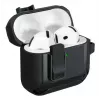 Protective case for AirPods 4 LAUT ZENTRY — Polycarbonate + TPU, Black