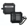 Protective case for AirPods 4 LAUT ZENTRY — Polycarbonate + TPU, Black