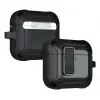 Protective case for AirPods 4 LAUT ZENTRY — Polycarbonate + TPU, Black