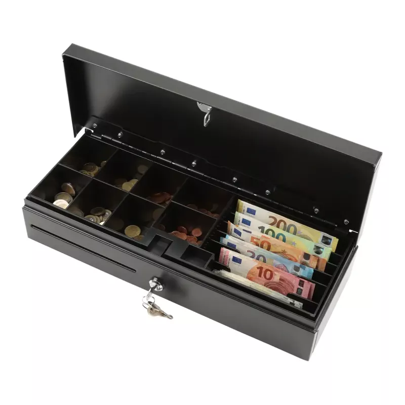 Electronic cash drawer Olympia HS-170 Steel Black 460x170x100mm