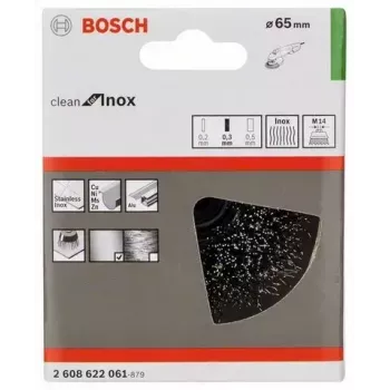 Cup brush Bosch 2 608 622 061 Diameter 6.5 cm Wire thickness 0.3 mm