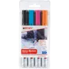 Glass marker Edding 95 Bullet tip Black Blue Orange Pink
