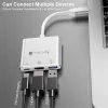 Techly IADAP USB31-HDMIPTY laptop dock/port replicator Wired USB 3.2 Gen 1 (3.1 Gen 1) Type-C Silver