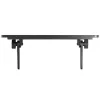 Techly ICA-DRS 902 AV equipment shelf Black Plastic