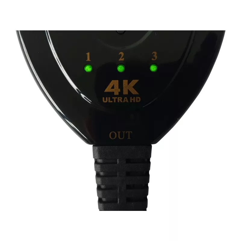 Techly IDATA HDMI-3F30 video switch