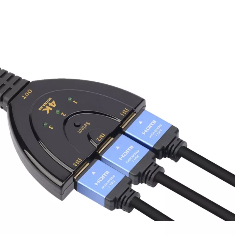 Techly IDATA HDMI-3F30 video switch
