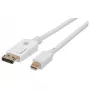 Techly ICOC MDP-020T4K DisplayPort cable 2 m Mini DisplayPort White