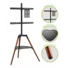 Techly ICA-TR58 TV mount/stand 165.1 cm (65 inch) Black, Wood