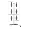 Techly Floor Stand for 3 LCD/LED TVs 32-55 inch for Video Wall