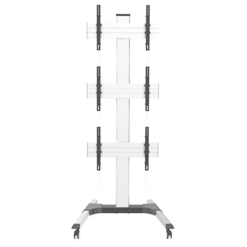 Techly Floor Stand for 3 LCD/LED TVs 32-55 inch for Video Wall